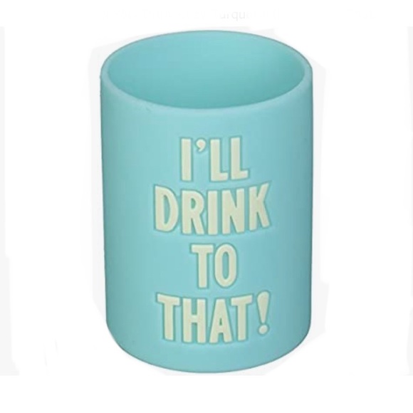 KATE SPADE  “LET’S CHILL, I’LL DRINK TO THAT” COZY - Picture 4 of 5